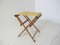 Vintage Handmade Wooden Faux Bamboo Folding Side Chair, 1930s 3