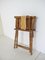 Sedia pieghevole a forma di bambù fatta a mano vintage in legno fatto a mano, anni '30, Immagine 2