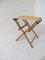 Sedia pieghevole a forma di bambù fatta a mano vintage in legno fatto a mano, anni '30, Immagine 5