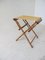 Vintage Handmade Wooden Faux Bamboo Folding Side Chair, 1930s 5