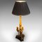 Vintage English Gilt Metal Table Lamp, 1990s 6