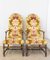 18th Century French Louis XIII Open Armchairs, Set of 2 2