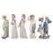 Spanische Vintage Porzellanfigurinen von Lladro und Nao, 5er Set 1