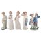 Vintage Spanish Porcelain Figurines of Children from Lladro and Nao, Set of 5 1