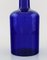 Große Vase aus blauem Kunstglas mit blauer Kugel von Otto Brauer für Holmegaard, 1960er 3