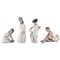 Porcelain Figurines of Young Girls by Nao & Rex for Lladro, Spain 1970s, Set of 4 1