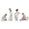 Porzellanfiguren von jungen Mädchen von Nao & Rex für Lladro, Spanien 1970er, 4er Set 1