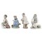 Porcelain Figurines of Children from Lladro & Nao, Spain, 1980s, Set of 4 1