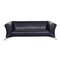 Dark Blue Leather 322 3-Seat Sofa from Rolf Benz 1