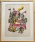 La Chute Lithographs by Charles Lapicque, 1952, Set of 2 2