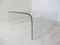 Glass Waterfall Side Table from Fiam, 1980s 4