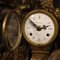 Französische Uhr aus Vergoldeter Bronze und Antimon, 1950er 7