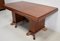 Vintage Rectangular Solid Mahogany and Veneer Dining Table, Image 3