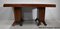 Mesa de comedor rectangular vintage de chapa de caoba maciza, Imagen 13