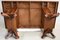 Mesa de comedor rectangular vintage de chapa de caoba maciza, Imagen 28