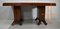 Vintage Rectangular Solid Mahogany and Veneer Dining Table 25