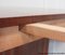 Mesa de comedor rectangular vintage de chapa de caoba maciza, Imagen 19