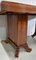 Mesa de comedor rectangular vintage de chapa de caoba maciza, Imagen 8