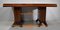 Vintage Rectangular Solid Mahogany and Veneer Dining Table, Image 23