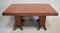 Vintage Rectangular Solid Mahogany and Veneer Dining Table 1