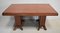 Vintage Rectangular Solid Mahogany and Veneer Dining Table, Image 1