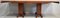 Mesa de comedor rectangular vintage de chapa de caoba maciza, Imagen 26