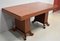 Vintage Rectangular Solid Mahogany and Veneer Dining Table 2