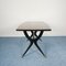 Vintage Black Dining Table in the Style of Ico Luisa Parisi, 1960s 2