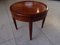 Art Deco Round Mahogany Veneer Coffee Table, 1920s, Image 10