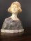 Busto antiguo de mármol y alabastro de Gustave van Vaerenbergh, Imagen 6