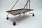 Vintage Walnut and Chrome Folding Serving Trolley, 1960s, Image 12