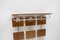 Vintage Walnut and Chrome Wall Rack, 1970s, Image 4