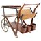 Italienischer Mid-Century Barwagen aus Teakholz, 1950er 1