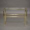 Console Table in Brass and Glass by Mauro Lipparini, Italy, 1970s 3