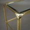 Console Table in Brass and Glass by Mauro Lipparini, Italy, 1970s 5