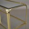 Console Table in Brass and Glass by Mauro Lipparini, Italy, 1970s 8