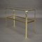 Console Table in Brass and Glass by Mauro Lipparini, Italy, 1970s 2