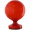 Rote Mid-Century Glas Tischlampe von Stepan Tabera für OPP Jihlava, 1970er 1