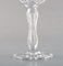Lalaing Glasses in Mouth Blown Crystal Glass from Val St. Lambert, Belgium, 1950s, Set of 5 4