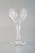 Lalaing Glasses in Mouth Blown Crystal Glass from Val St. Lambert, Belgium, 1950s, Set of 5 2