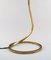 Lampe de Bureau Mid-Century Forme Feuille en Laiton par Tommaso Barbi, Italie 4