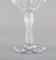 Lalaing Glasses in Mouth Blown Crystal Glass from Val St. Lambert, Belgium, 1950s, Set of 5 4
