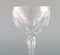 Lalaing Glasses in Mouth Blown Crystal Glass from Val St. Lambert, Belgium, 1950s, Set of 5 3