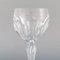 Lalaing Glasses in Mouth-Blown Crystal Glass from Val St. Lambert, Belgium, 1950s, Set of 6, Image 3