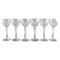 Lalaing Glasses in Mouth-Blown Crystal Glass from Val St. Lambert, Belgium, 1950s, Set of 6, Image 1