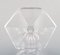 Lalaing Gläser aus mundgeblasenem Kristallglas von Val St. Lambert, Belgien, 1950er, 6er Set 6