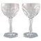 Lalaing Glasses in Mouth Blown Crystal Glass from Val St. Lambert, Belgium, 1950s, Set of 2, Image 1