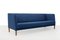 Blaues Sofa von Hans J. Wegner für Johannes Hansen, 1960er 4