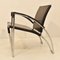 Black Leather and Chrome Armchairs, 1970s, Set of 2, Image 7