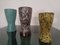 Lava Ceramic Vases from Scheurich, 1970s, Set of 3 2